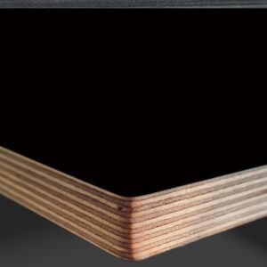 L & P Black PF1 UltraMatt Laminate Faced Birch Ply Furniture Board 3030x1200x20mm