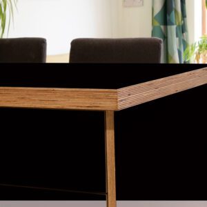 L & P Black PF1 UltraMatt Laminate 1 side Birch Ply Worktop Island  3030x1200x32mm