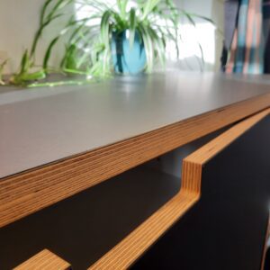 Fenix Grigio Antrim 0752 Ultramatt Laminate Faced Birch Ply Furniture Board 3030x1200x20mm