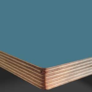 L & P Blue 013  Satin Laminate Faced Birch Ply Furniture Board 3030x1200x20mm