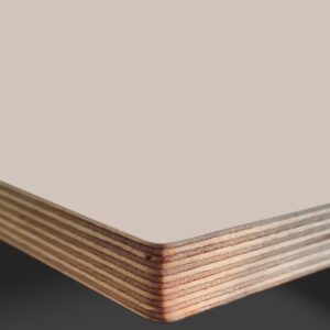 L & P Brown 004  Satin Laminate Faced Birch Ply Furniture Board 3030x1200x20mm