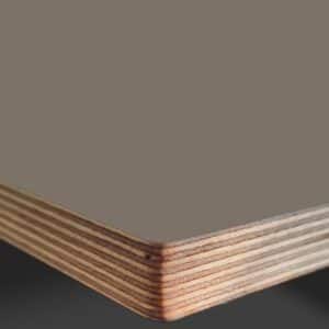 L & P Brown 005  Satin Laminate Faced Birch Ply Furniture Board 3030x1200x20mm