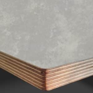L & P Concrete 002 Satin Laminate Faced Birch Ply Furniture Board 3030x1200x20mm