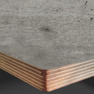 L & P Concrete 003 Satin Laminate Faced Birch Ply Furniture Board 3030x1200x20mm
