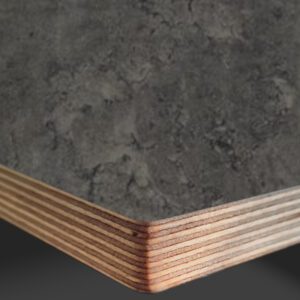 L & P Concrete 007 Satin Laminate Faced Birch Ply Furniture Board 3030x1200x20mm