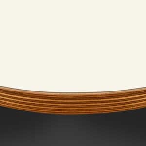 L & P Cream 006 Satin Laminate 1 Side Birch Ply Round Table Top (Pack of 10) 596mm diameter x 20mm