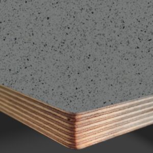 Formica Retro Grey Chip F8372 NDF Smooth Laminate Faced Birch Ply Furniture Board 3030x1200x20mm