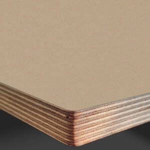 Fenix Beige Luxor 0719 Ultramatt Laminate Faced Birch Ply Furniture Board 3030x1200x20mm