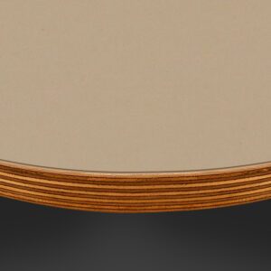 Fenix Beige Luxor 0719 Ultramatt Laminate 1 side Birch Ply Round Table Top (Pack of 10) 596mm diameter x 20mm
