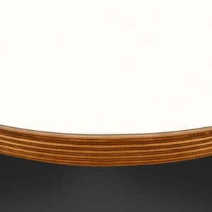Fenix Bianco Male 0029 Ultramatt Laminate 1 side Birch Ply Round Table Top (Pack of 10) 596mm diameter x 20mm