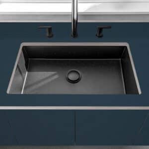 Fenix Blu Shaba 0792 Laminate 1 side Birch Ply Worktop & Splashback (Pair) 2x3030x(640+100)x20mm