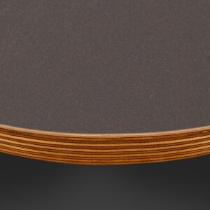 Fenix Cacao Orinoco 0749 Ultramatt Laminate 1 side Birch Ply Round Table Top (Pack of 10) 596mm diameter x 20mm