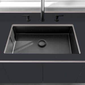 Fenix Grigio Bromo 0724 Laminate 1 side Birch Ply Worktop & Splashback (Pair) 2x3030x(640+100)x20mm