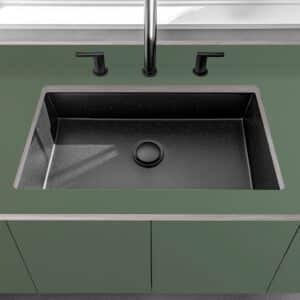 Fenix Verde Brac 0773 Laminate 1 side Birch Ply Worktop & Splashback (Pair) 2x3030x(640+100)x20mm