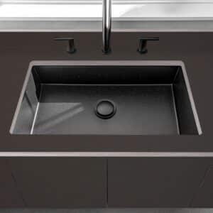 Fenix Grigio Aragona 0793 Laminate 1 side Birch Ply Worktop & Splashback (Pair) 2x3030x(640+100)x20mm