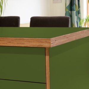 Formica Algea F8796 Matte58 1 side Birch Ply Worktop Island 3030x1200x32mm