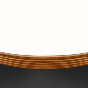 Formica Alpino F1040 Matte58 Laminate 1 side Birch Ply Round Table Top (Pack of 10) 596mm diameter x 20mm
