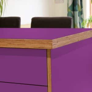 Formica Amarena F6907  Matte58 Laminate 1 side Birch Ply Worktop Island  3030x1200x32mm