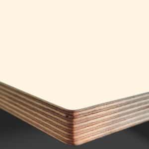 Formica Antique White F7932  Gloss/AR+ Laminate Faced Birch Ply Furniture Board 3030x1200x20mm