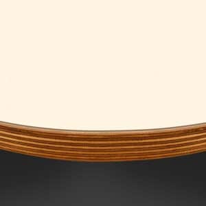 Formica Antique White F7932 Matte58 Laminate 1 side Birch Ply Round Table Top (Pack of 10) 596mm diameter x 20mm