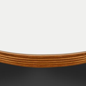 Formica Baikal F2001 Matte58 Laminate 1 Side Birch Ply Round Table Top (Pack of 10) 596mm diameter x 20mm