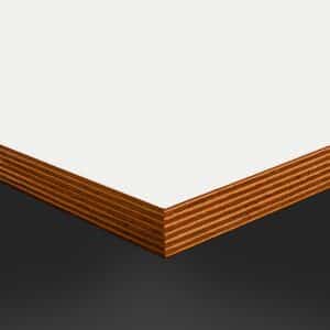 Formica Baikal F2001 Matte58 Laminate 1 side Birch Ply Table Top (Pack of 10) 596x596x20mm