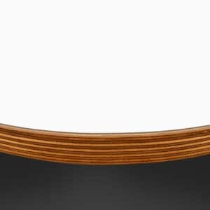 Formica Blanc Polaire F2274 Matte58 Laminate 1 side Birch Ply Round Table Top (Pack of 10) 596mm diameter x 20mm