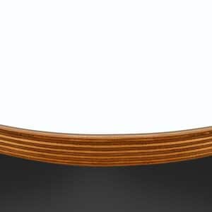 Formica Brite White F7459 Matte58 1 side Birch Ply Round Table Top (Pack of 10) 596mm diameter x 20mm