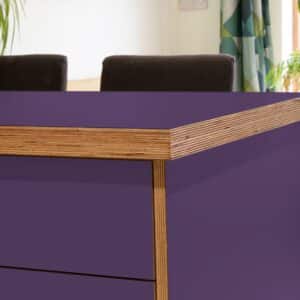 Formica Cassis F6903 Matte58 Laminate 1 side Birch Ply Worktop Island  3030x1200x32mm