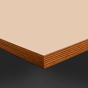 Formica Cygnet F3030 Matte58 Laminate 1 side Birch Ply Table Top (Pack of 10) 596x596x20mm