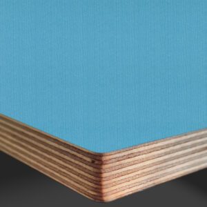 Formica Retro VirrVarr Blue F6944 Matte58 Laminate Faced Birch Ply Furniture Board 3030x1200x20mm