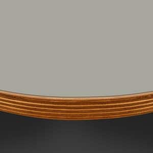 Formica Fog F7961 Matte58 Laminate 1 Side Birch Ply Round Table Top (Pack of 10) 596mm diameter x 20mm