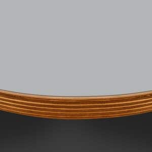 Formica Fox F1994 Matte58 Laminate 1 Side Birch Ply Round Table Top (Pack of 10) 596mm diameter x 20mm