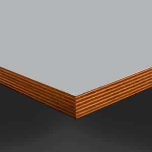 Formica Fox F1994  Matte58 Laminate 1 side Birch Ply Table Top (Pack of 10) 596x596x20mm