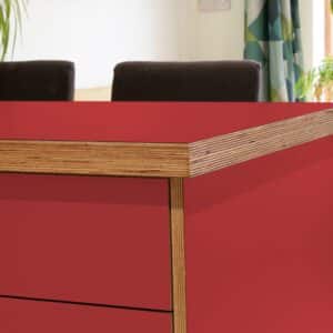 Formica Grenadine F6902  Matte58 Laminate 1 side Birch Ply Worktop Island  3030x1200x32mm