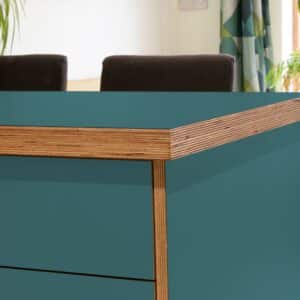 Formica Grotto F7846 Matte58 Laminate 1 side Birch Ply Worktop Island  3030x1200x32mm