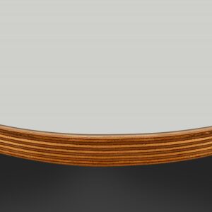 Formica Iron F7902 Matte58 Laminate 1 Side Birch Ply Round Table Top (Pack of 10) 596mm diameter x 20mm