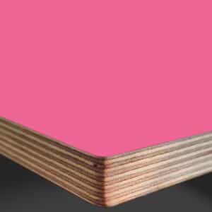 Formica Juicy Pink F0232 Matte58 Laminate Faced Birch Ply Furniture Board 3030x1200x20mm
