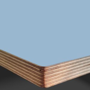 Formica Just Blue F8821 Matte58 Laminate Faced Birch Ply Furniture Board 3030x1200x20mm