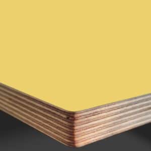 Formica Just Gold F8857 Gloss/AR+ Laminate Faced Birch Ply Furniture Board 3030x1200x20mm