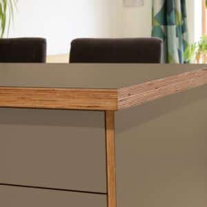 Formica Kashmir F0187  Matte58 Laminate 1 side Birch Ply Worktop Island  3030x1200x32mm