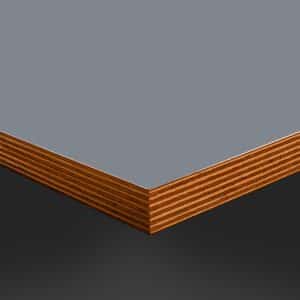 Formica Lead  F7924 Matte58 Laminate 1 side Birch Ply Table Top (Pack of 10) 596x596x20mm