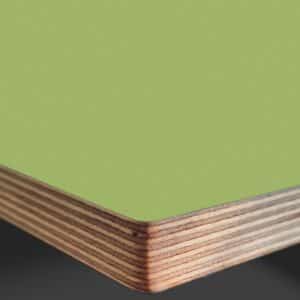 Formica Leaf Green F8820  Matte58 Laminate Faced Birch Ply Furniture Board 3030x1200x20mm