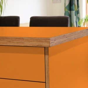 Formica Levante F3210 Matte58 Laminate 1 side Birch Ply Worktop Island  3030x1200x32mm