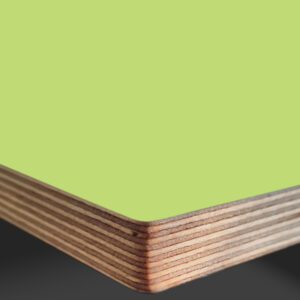 Formica Lime F4177 Matte58 Laminate Faced Birch Ply Furniture Board 3030x1200x20mm