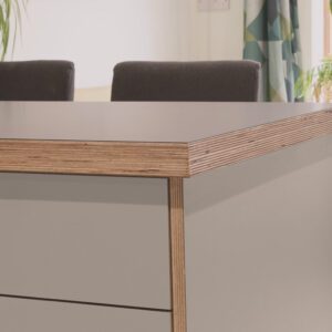 Formica Otter F3202  Matte58 Laminate 1 side Birch Ply Worktop Island  3030x1200x32mm