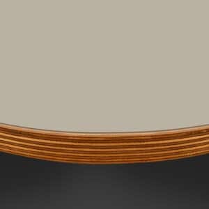 Formica Oyster Grey F7929 Matte58 Laminate 1 Side Birch Ply Round Table Top (Pack of 10) 596mm diameter x 20mm