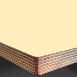 Formica Pale Gold F7882 Matte58 Laminate Faced Birch Ply Furniture Board 3030x1200x20mm