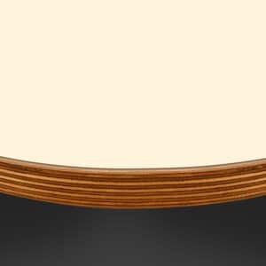 Formica Pearl F7934 Matte58 Laminate 1 Side Birch Ply Round Table Top (Pack of 10) 596mm diameter x 20mm