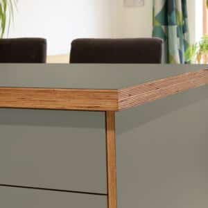 Formica Possum F5343 Matte58 Laminate 1 side Birch Ply Worktop Island  3030x1200x32mm